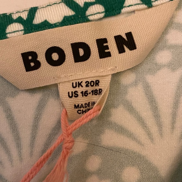 Boden Green and White Patterned Jumpsuit - Picture 2 of 8